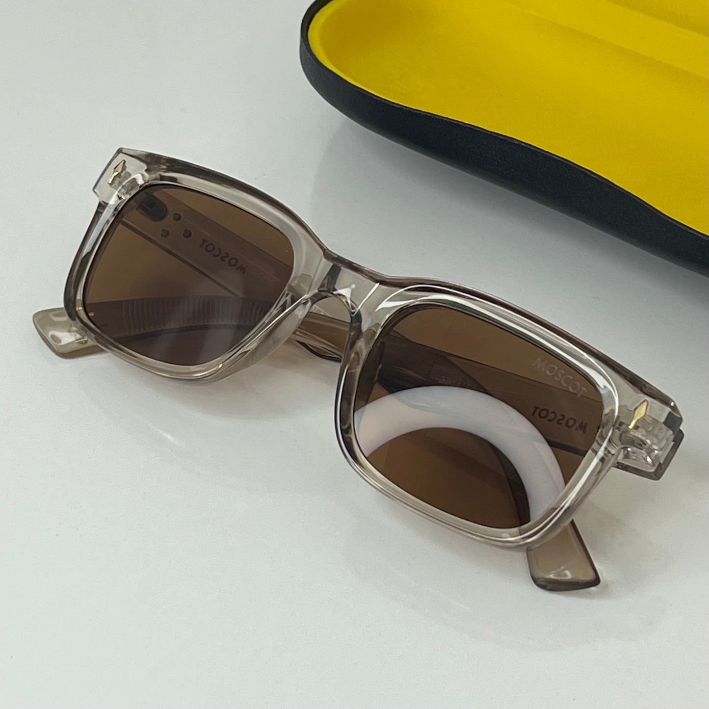 Lunettes Moscot Gris Marron