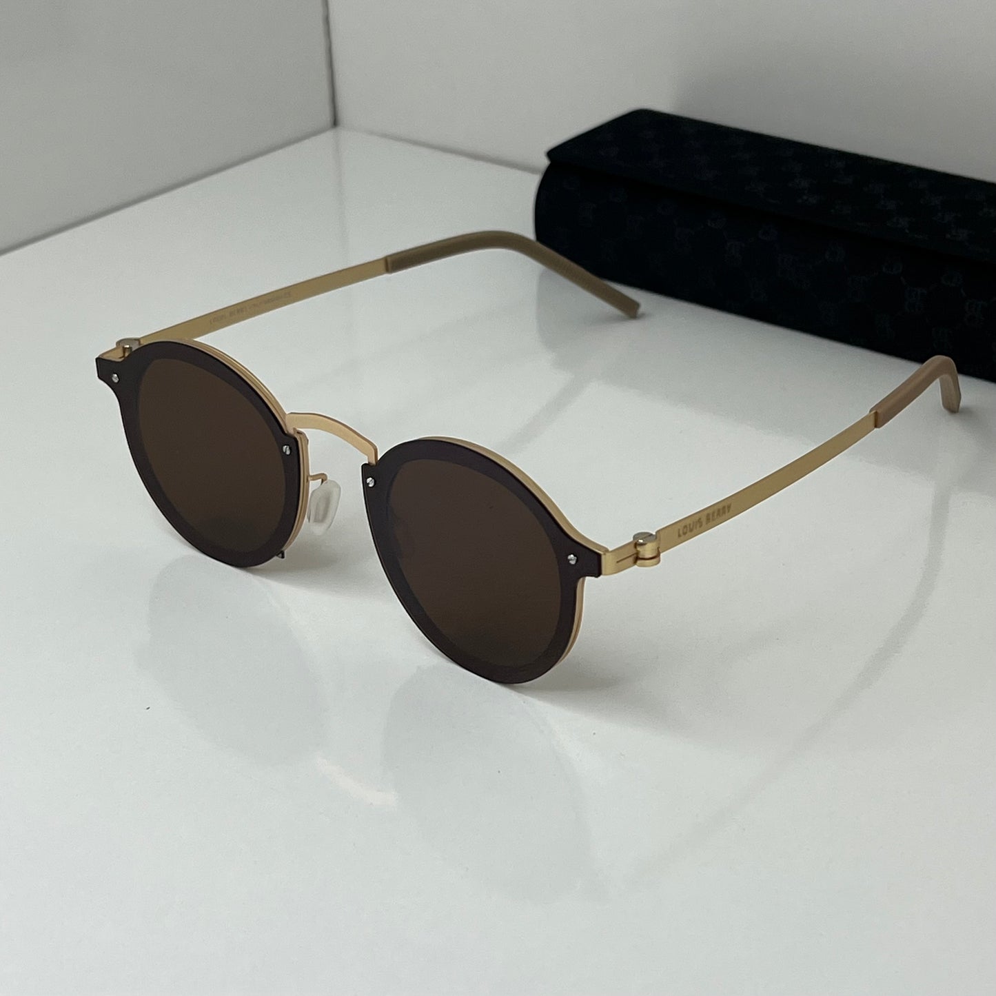 Lunettes louis berry Marron
