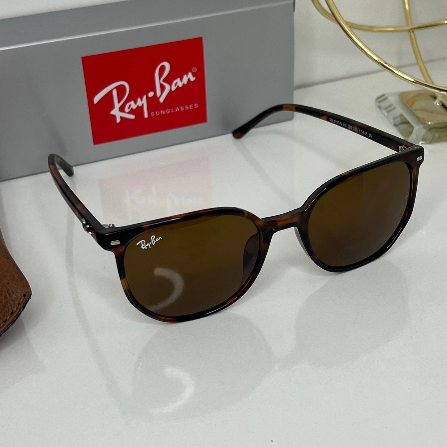 Lunettes Rayban Marron Chic