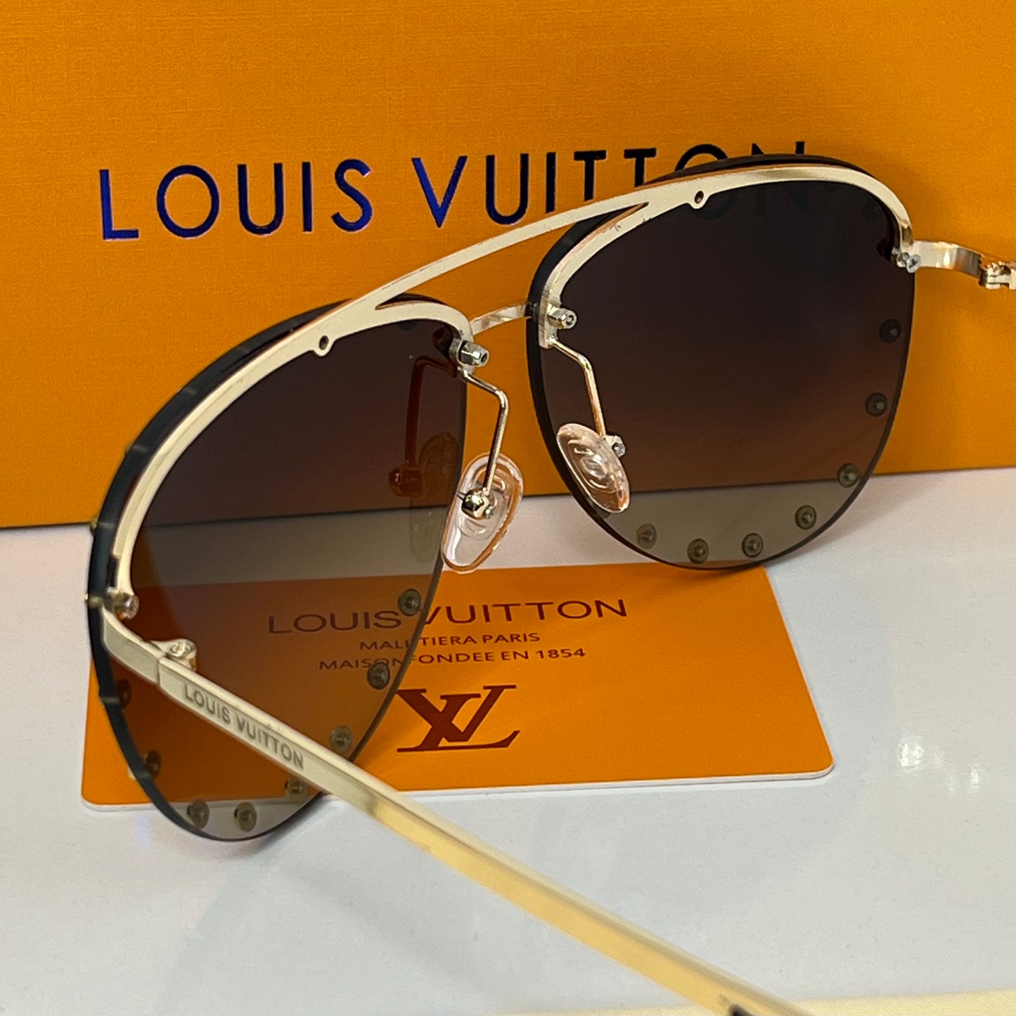 Lunettes LV Bellara Marron