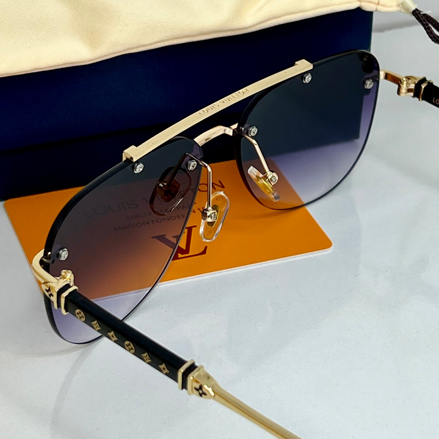 Lunettes LV Shadow line violet
