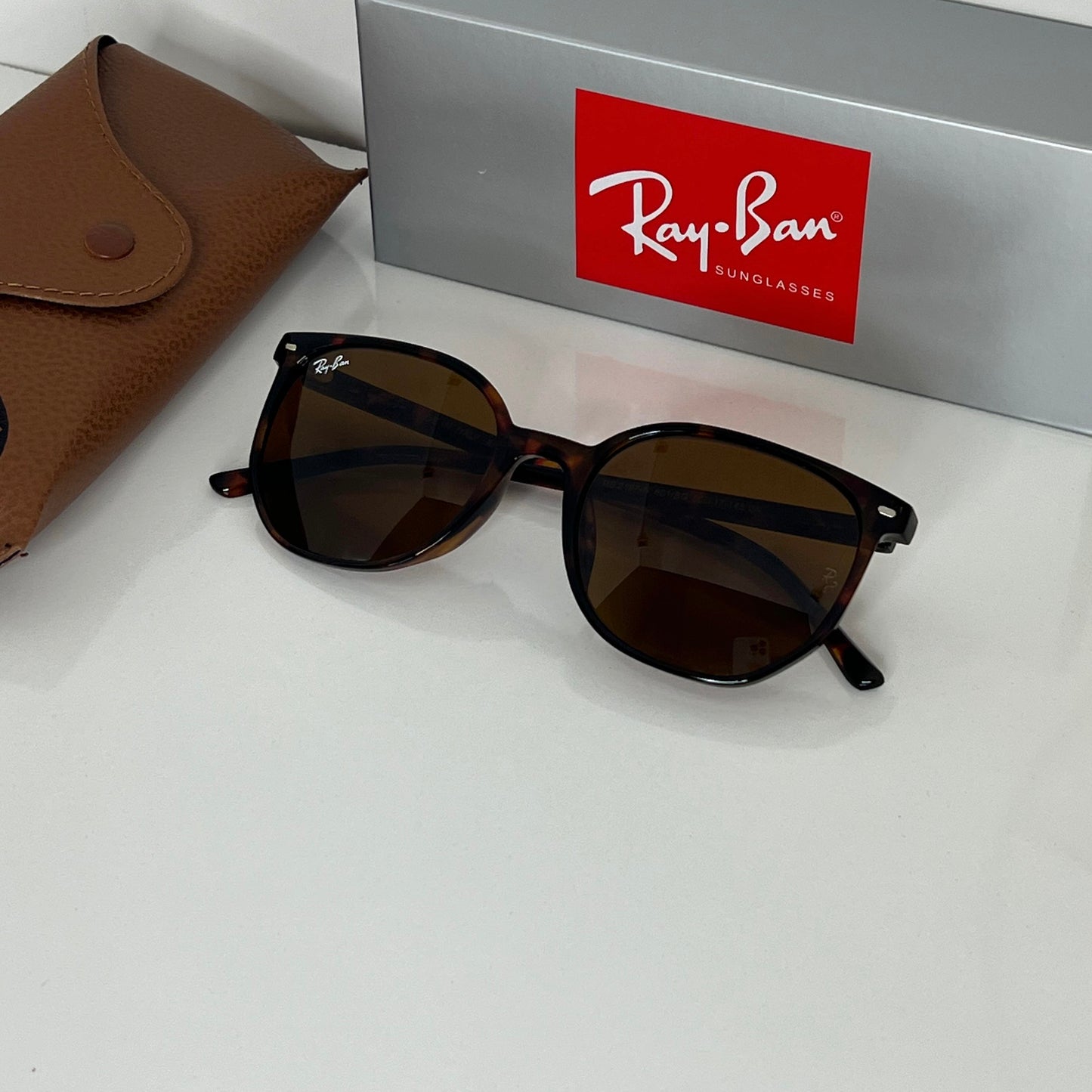 Lunettes Rayban Marron Chic