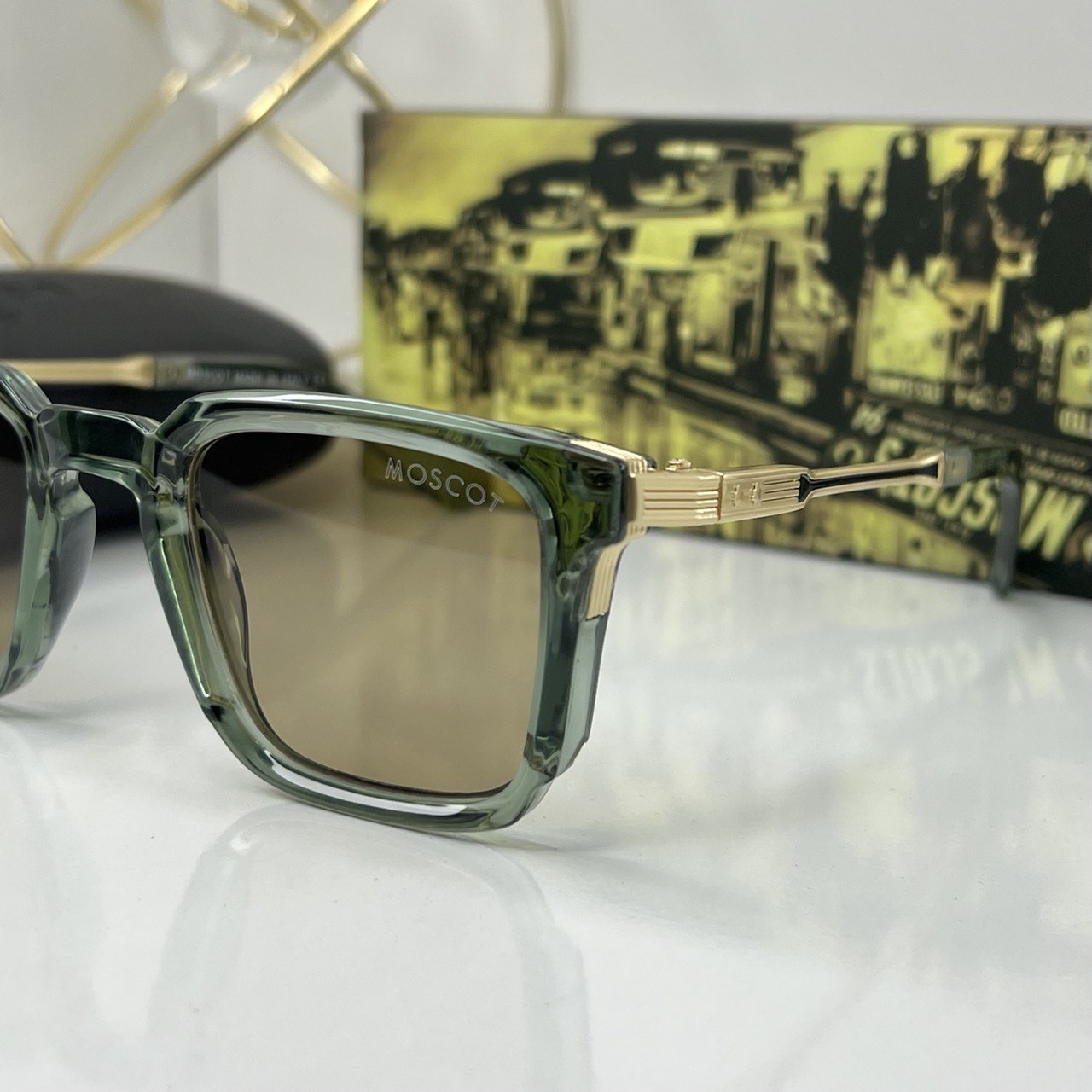 Lunettes Moscot Vert