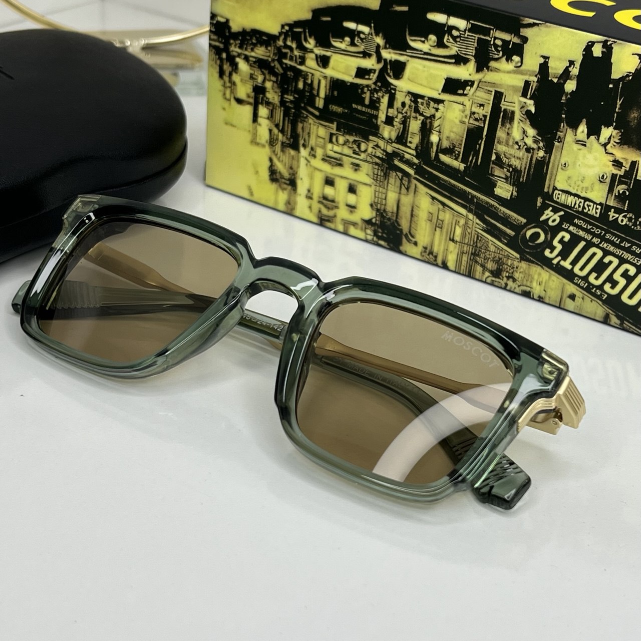 Lunettes Moscot Vert