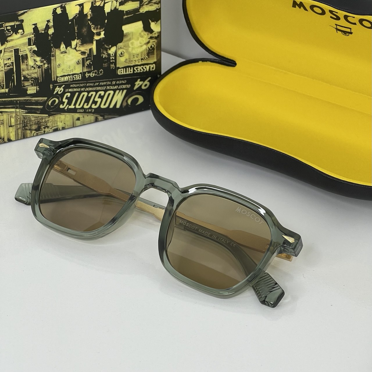 Lunettes Moscot Vert Classique