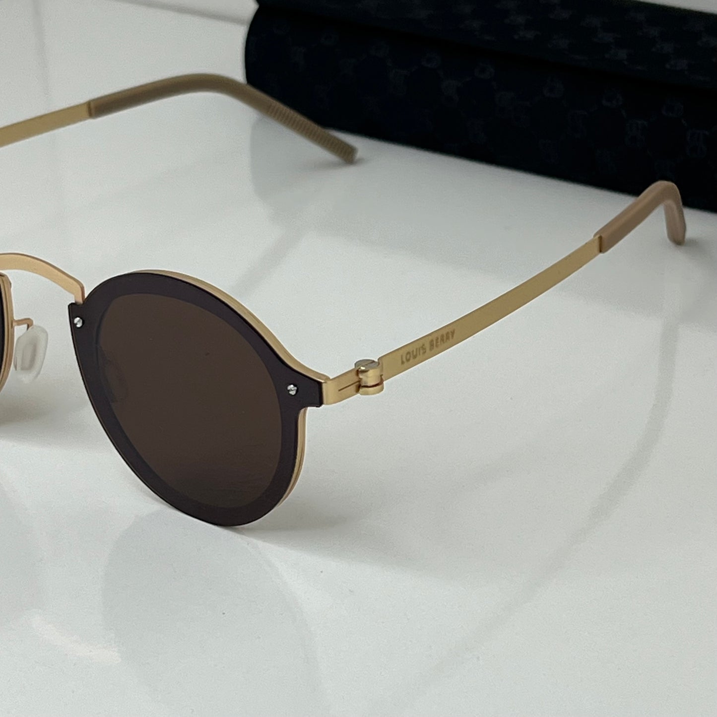 Lunettes louis berry Marron