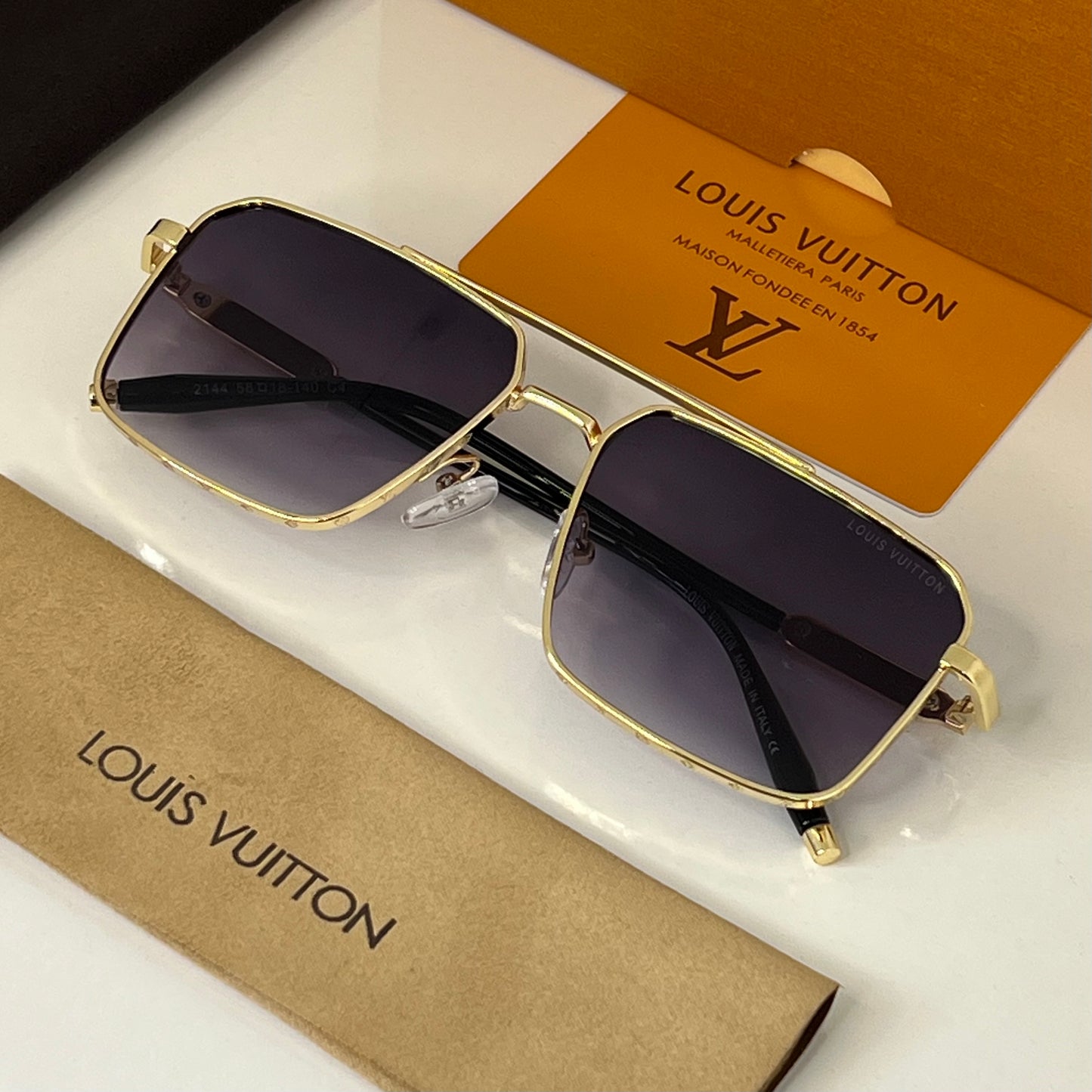 Lunettes LV Titanium Ombra Gold