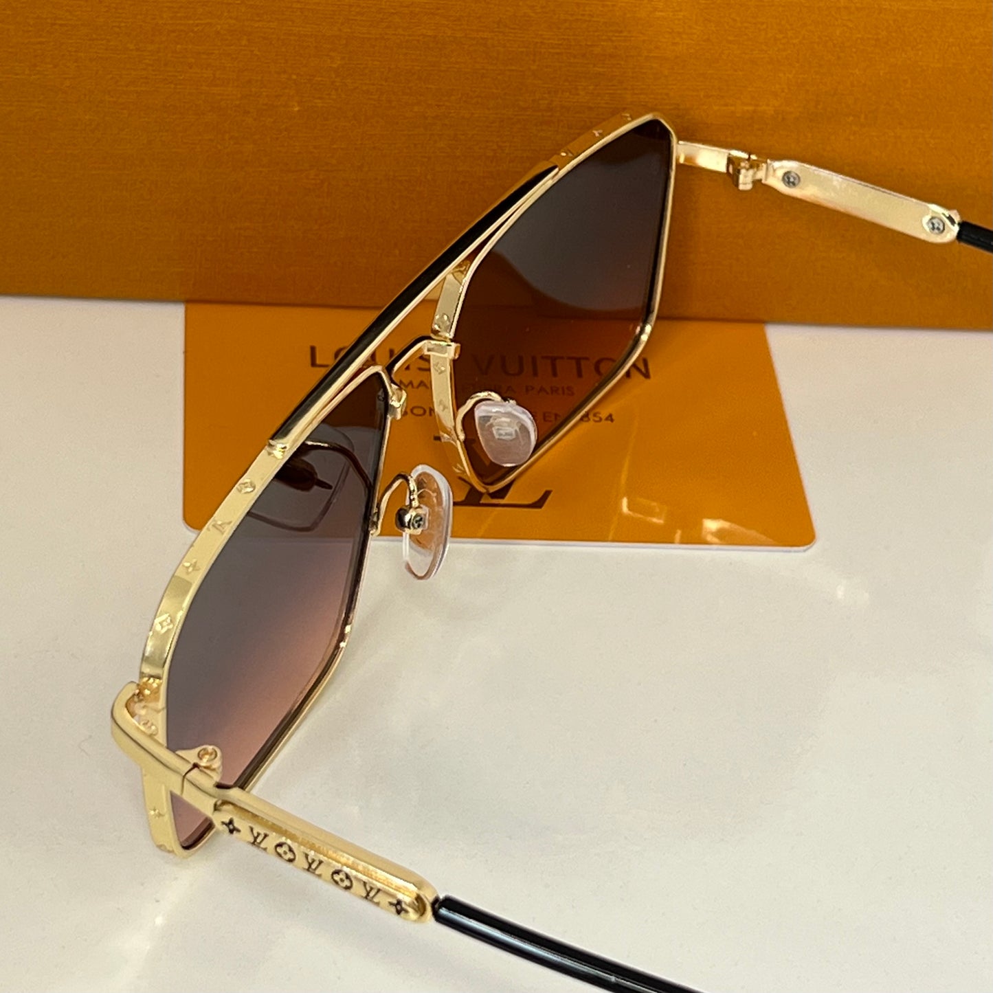 Lunettes LV Titanium Marron