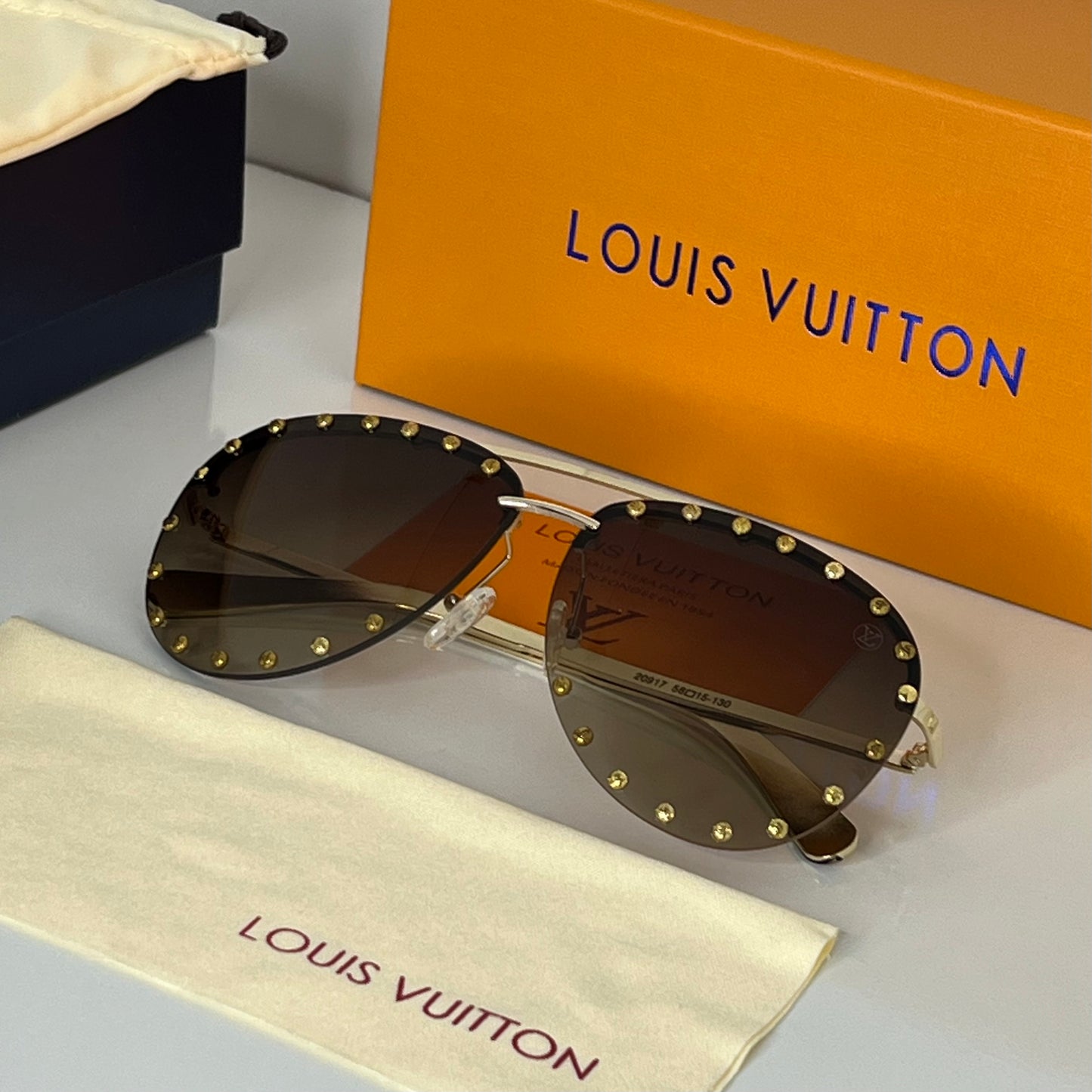 Lunettes LV Bellara Marron