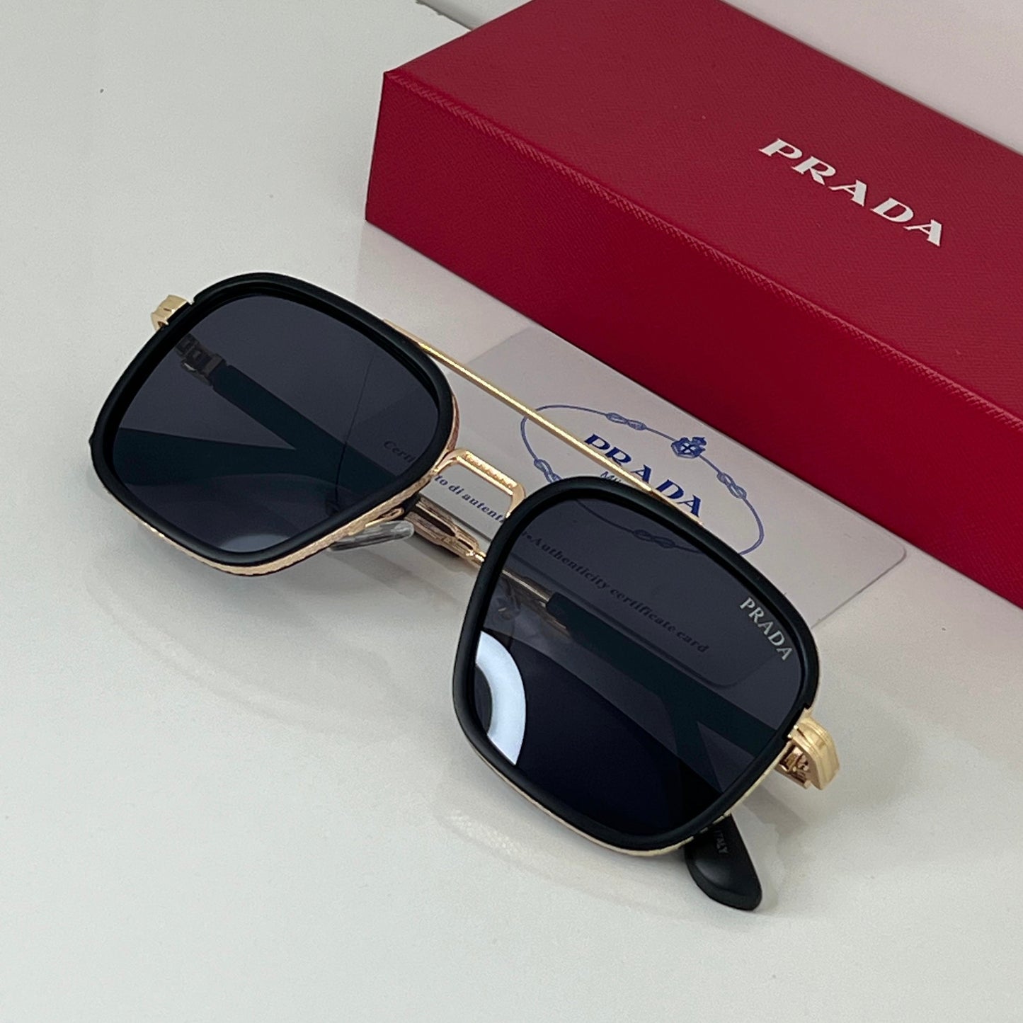 Lunettes Prada Noir Gold