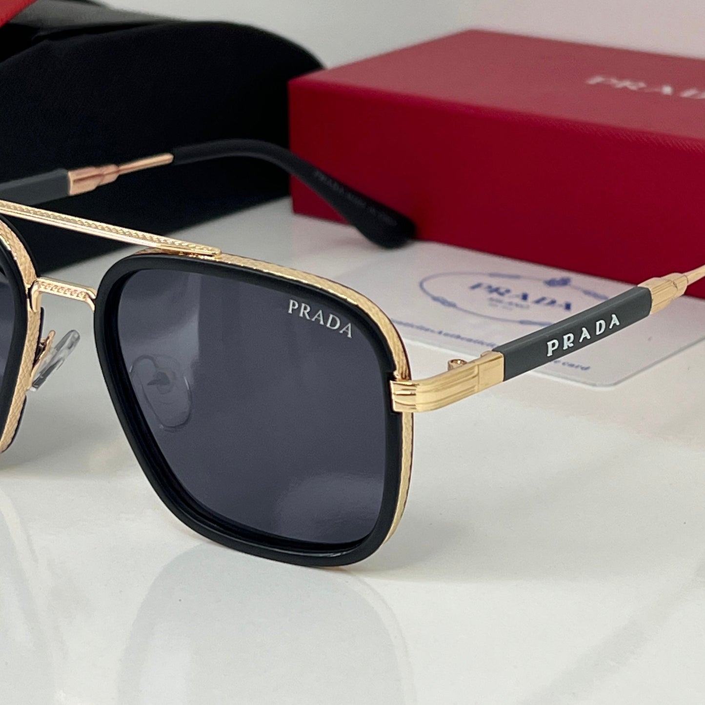 Lunettes Prada Noir Gold