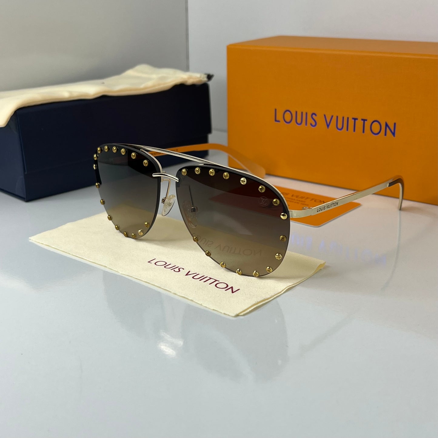 Lunettes LV Bellara Marron