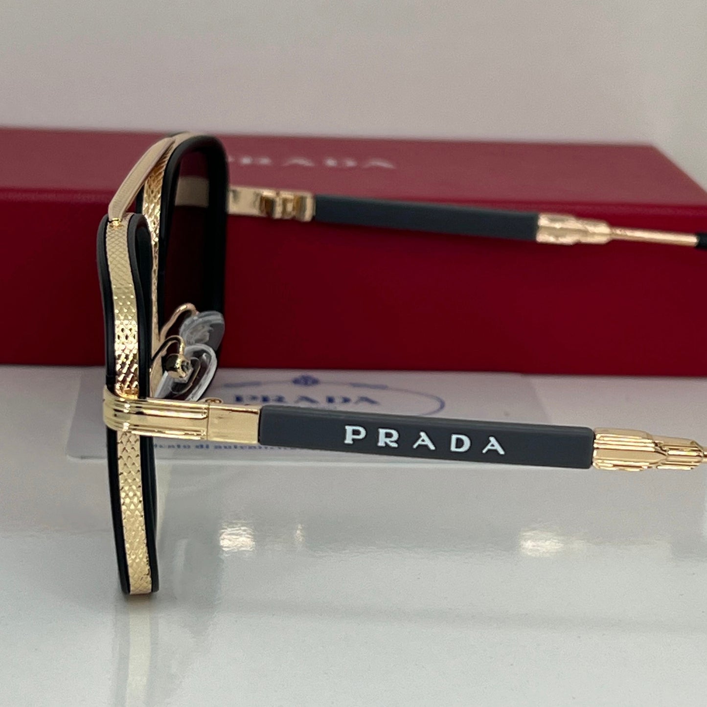 Lunettes Prada Noir Gold