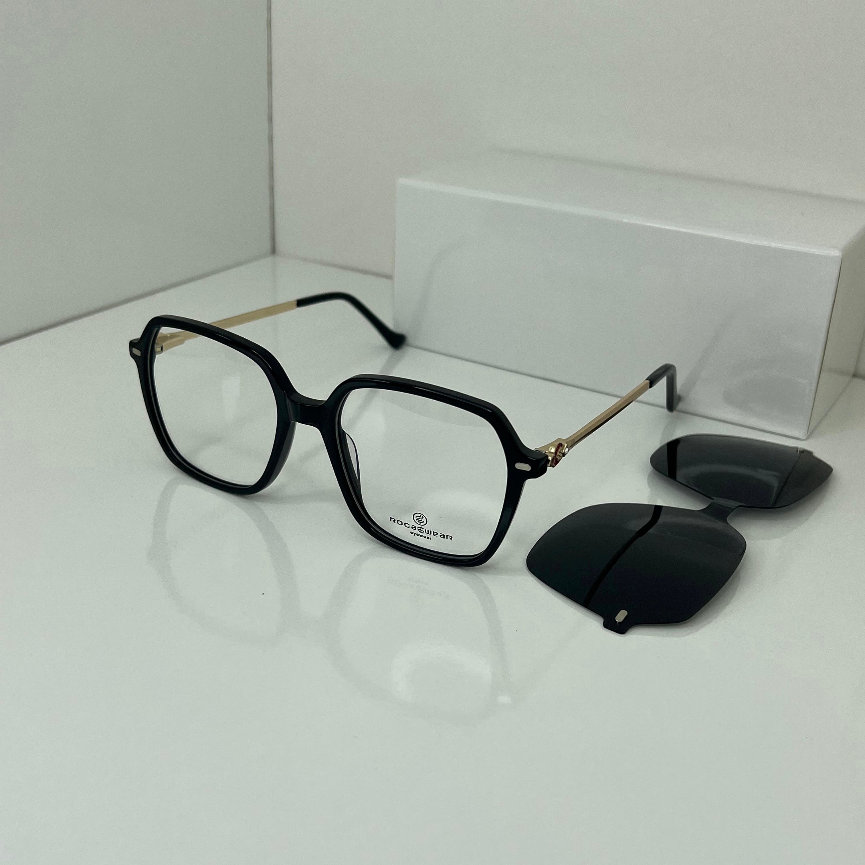 Lunettes clips (2 en 1) Noir