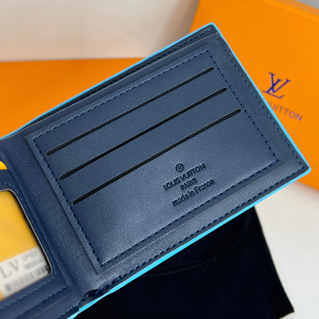 Porte Monnaie LV Bleu Ciel