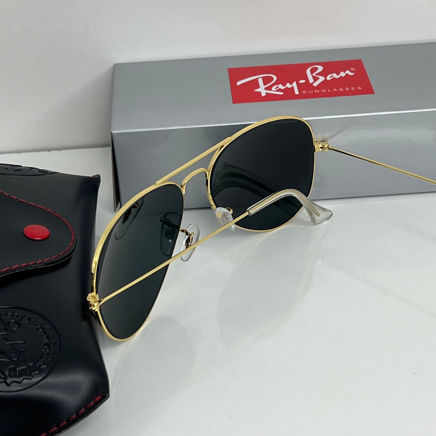 Rayban Nero Gold