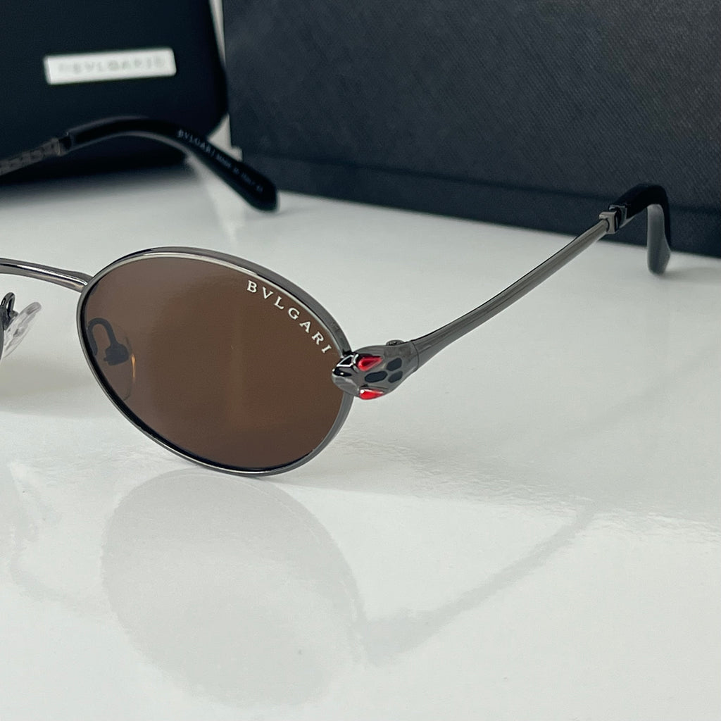 Lunettes Bvlgari marron Lux