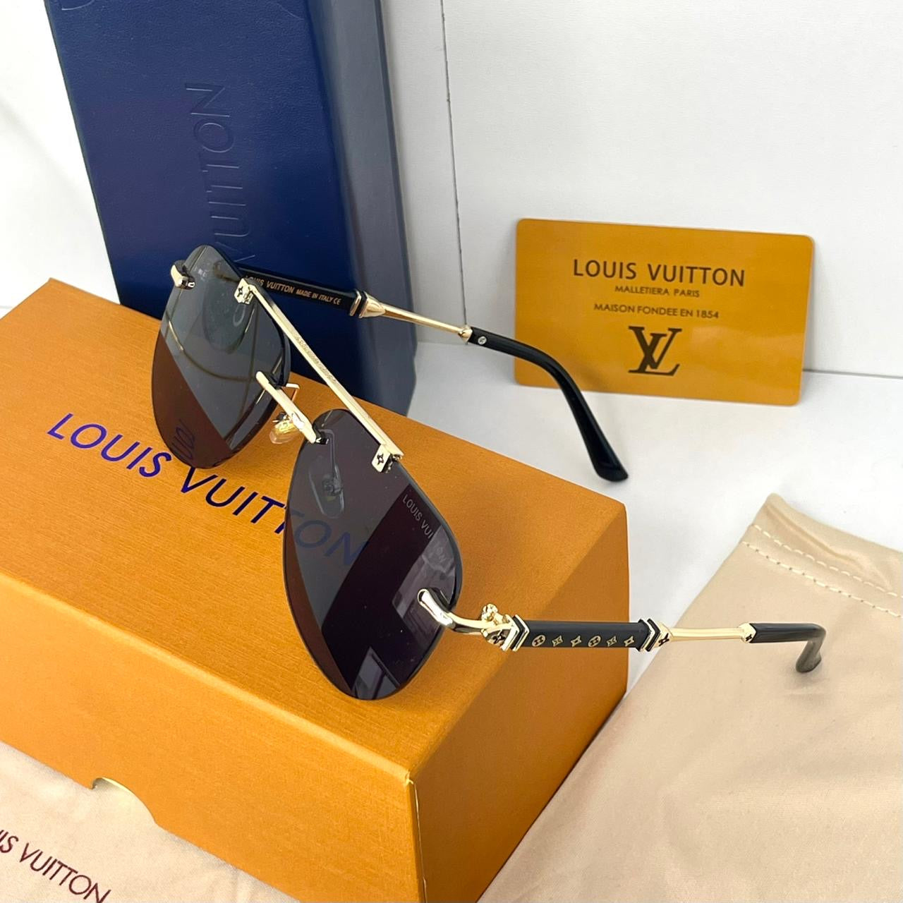 Lunettes LV Shadow line Noir