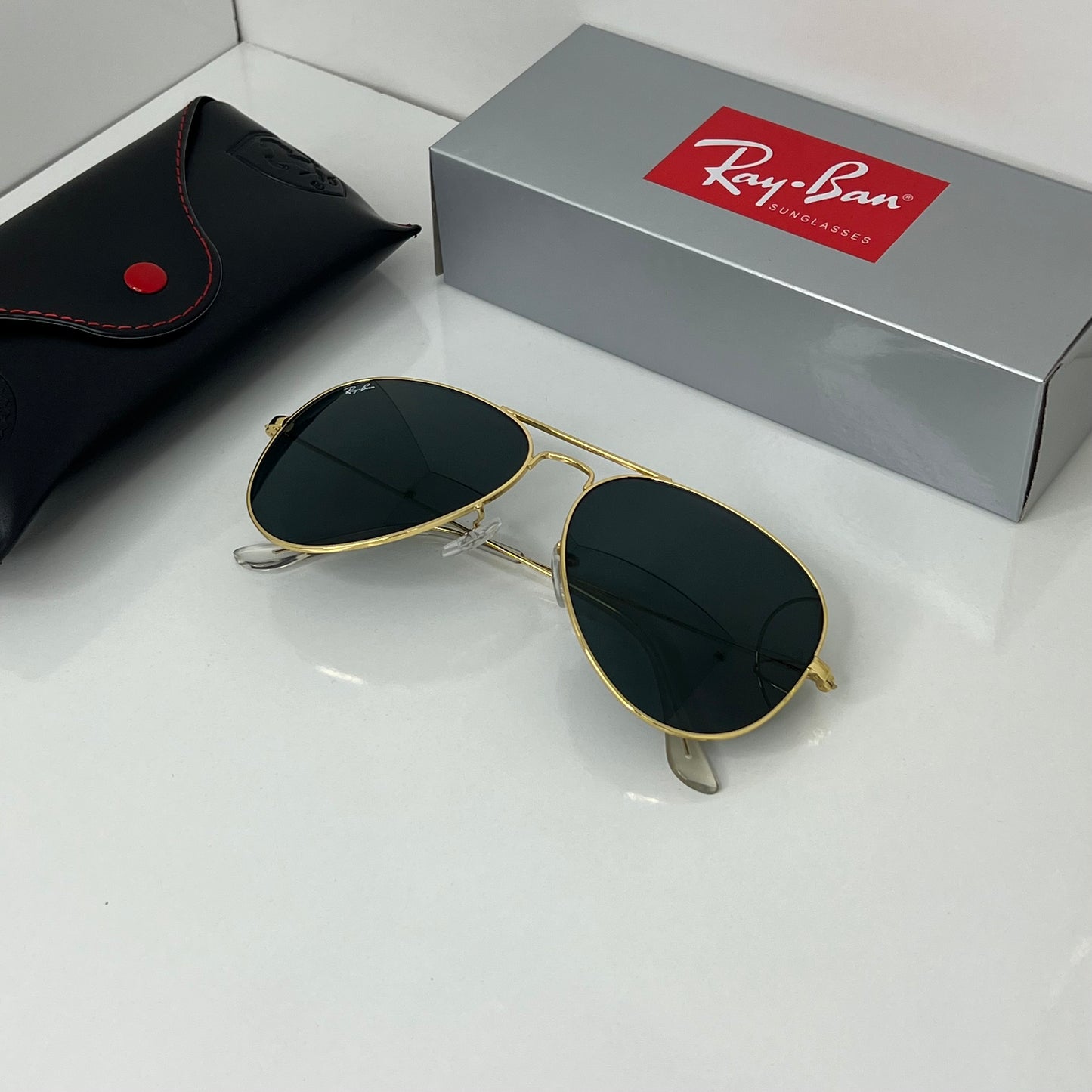 Rayban Nero Gold