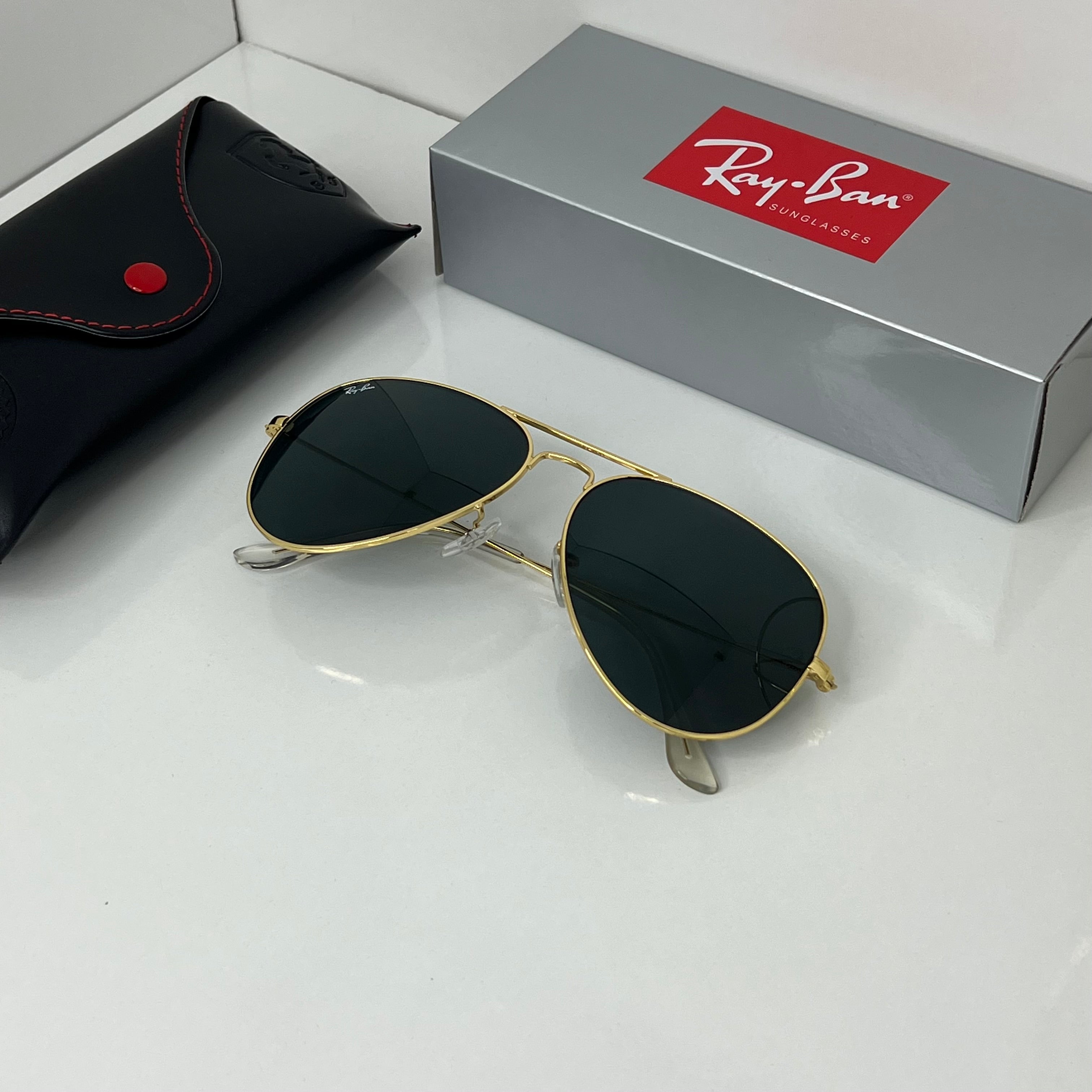 Rayban Nero Gold
