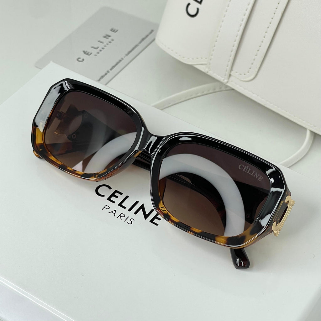 Lunettes Céline Luxe Marron