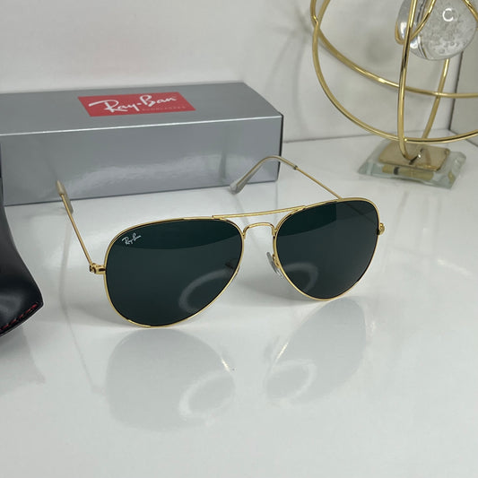 Rayban Nero Gold