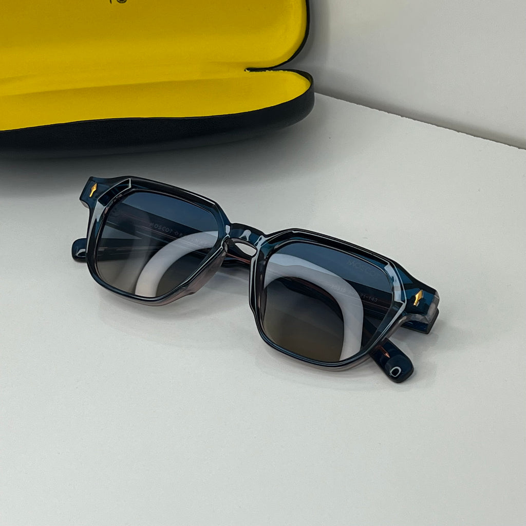 Lunettes Moscot Bleu Rouge