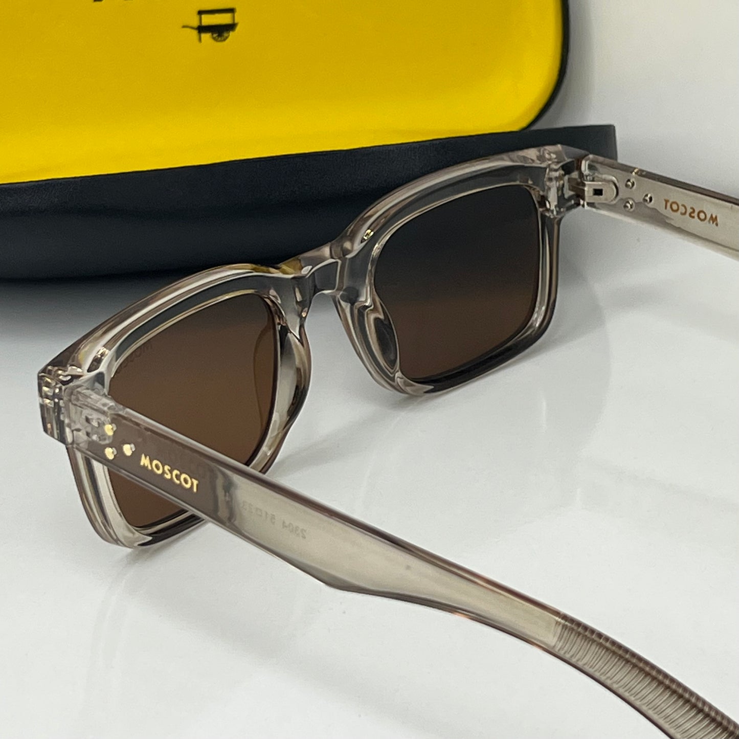 Lunettes Moscot Gris Marron