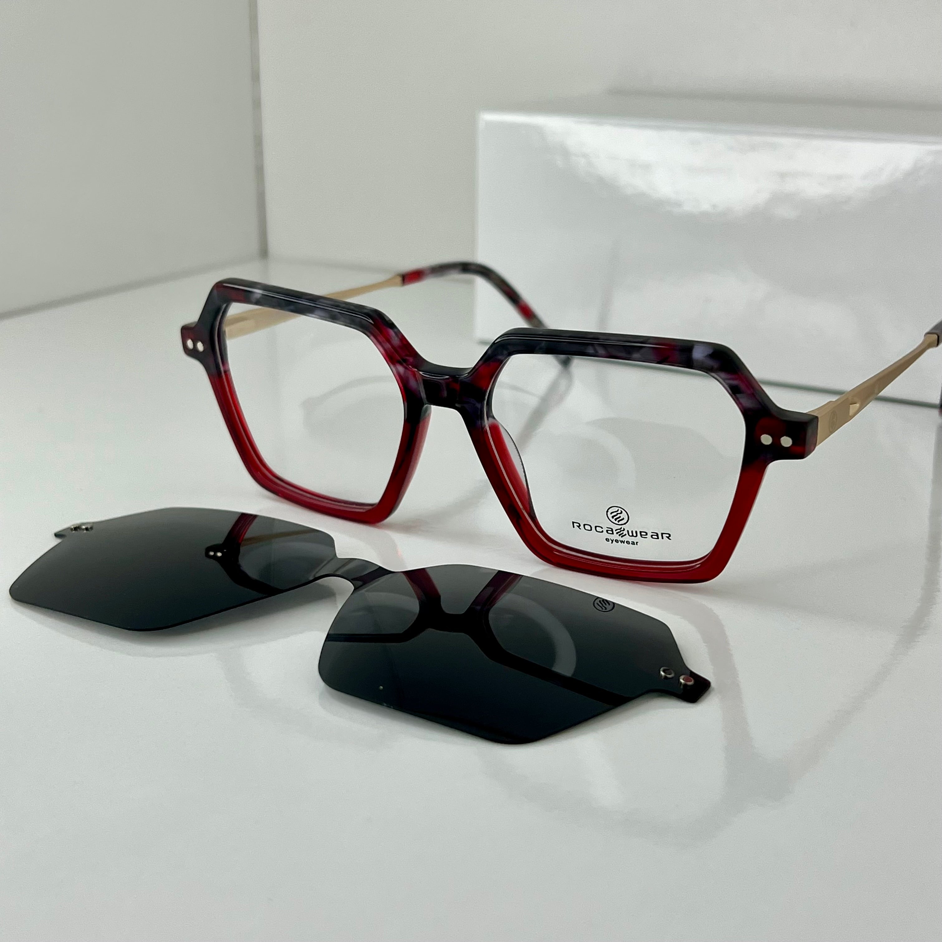 Lunettes Noir Flamme