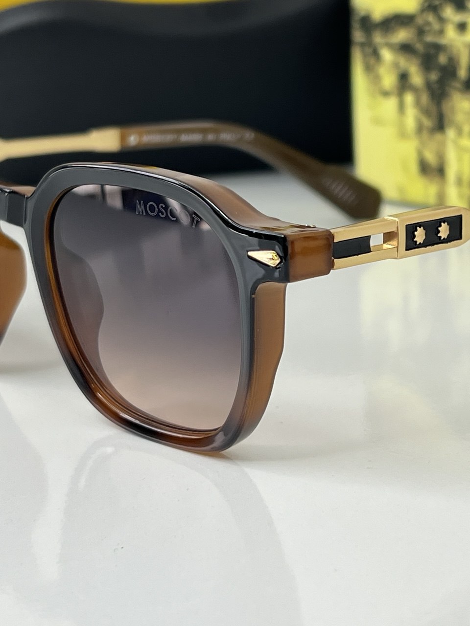 Lunettes Moscot Marron Classique