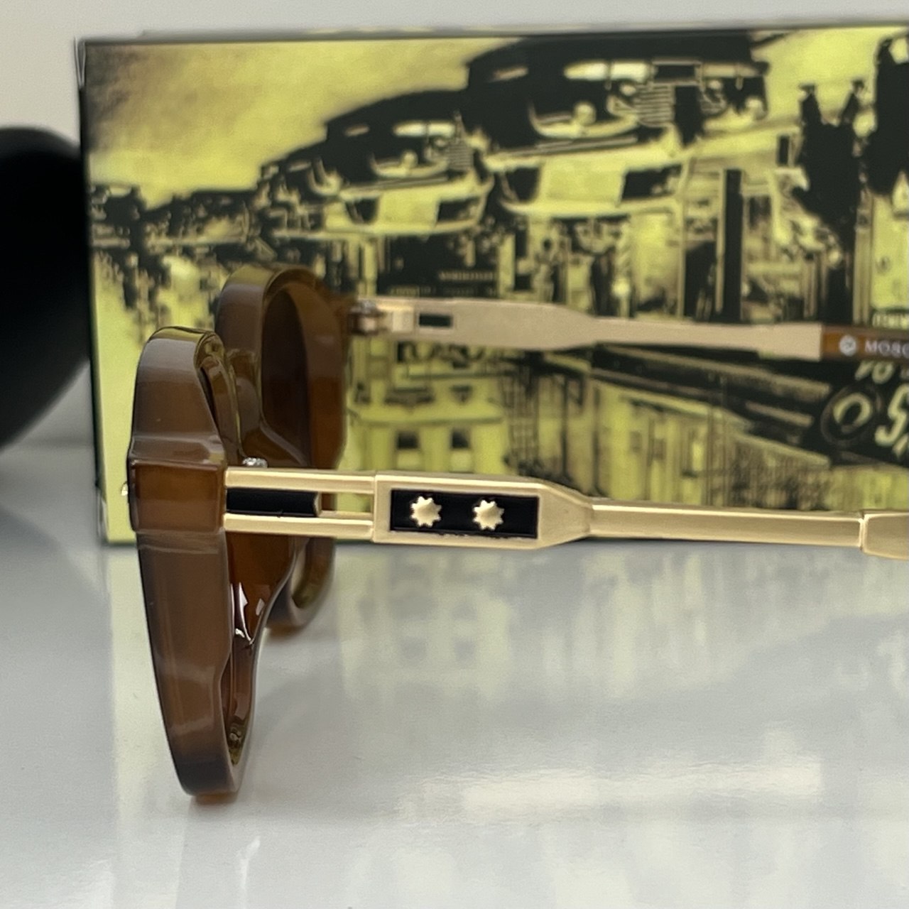 Lunettes Moscot Marron Classique