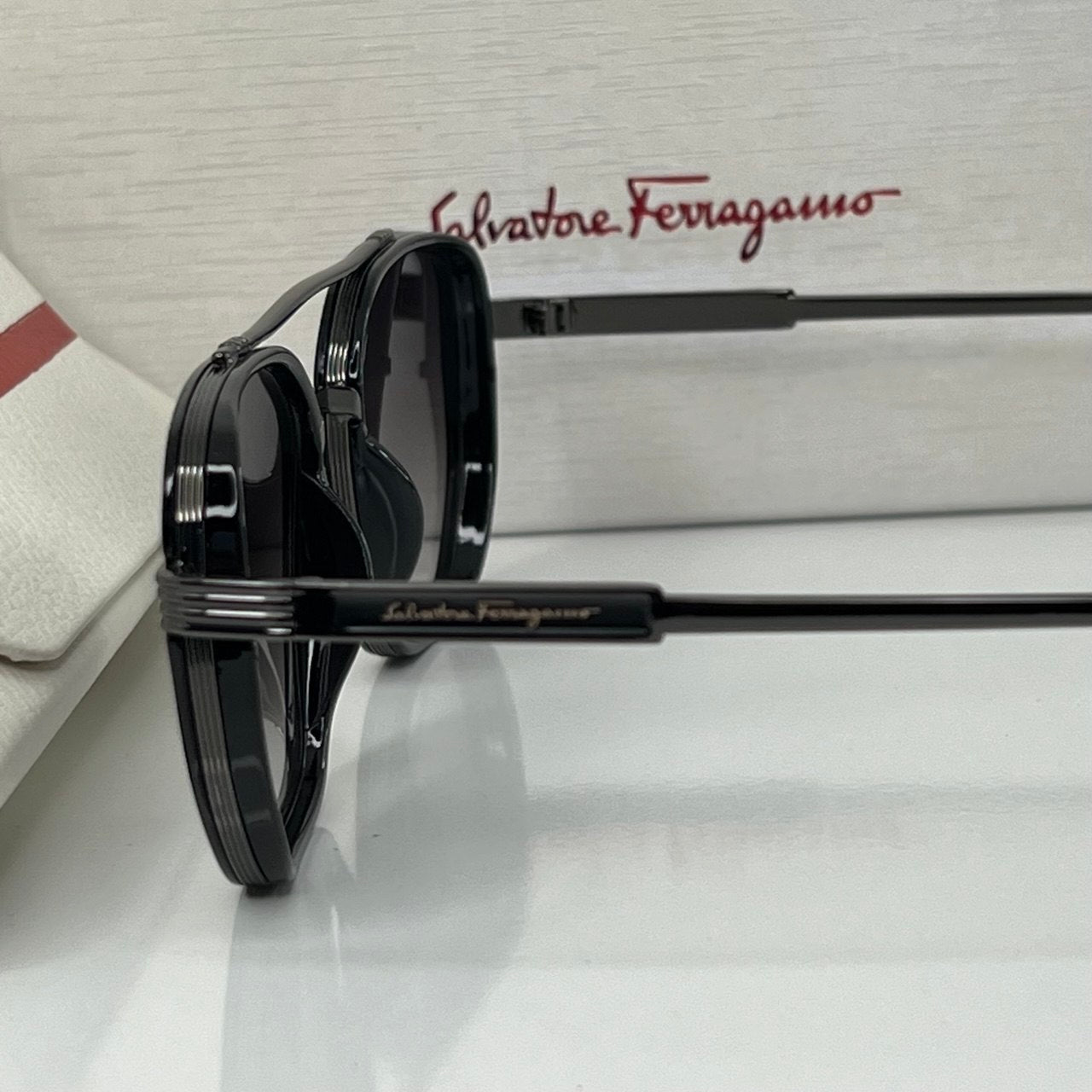 Lunettes Ferragamo Noir
