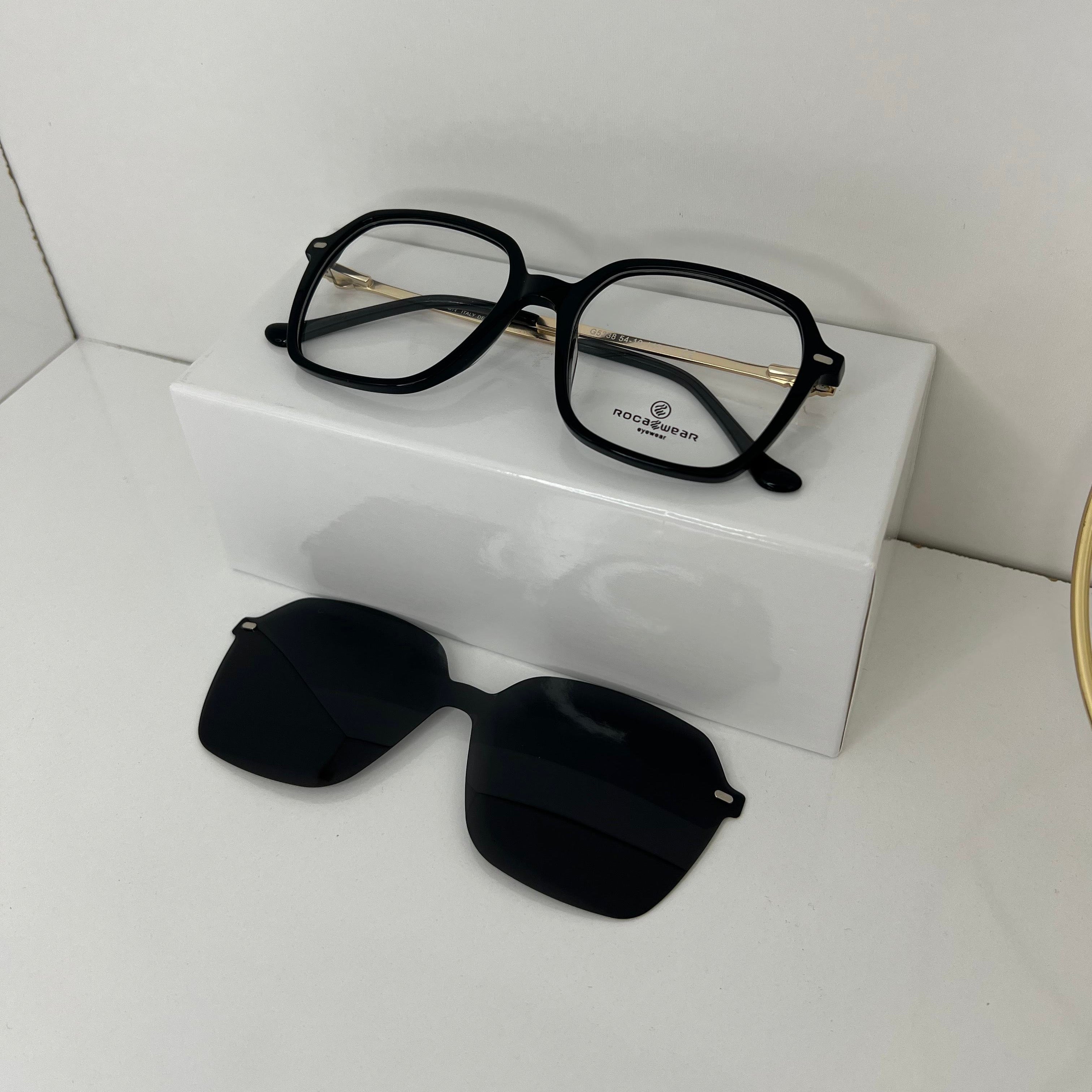 Lunettes clips (2 en 1) Noir