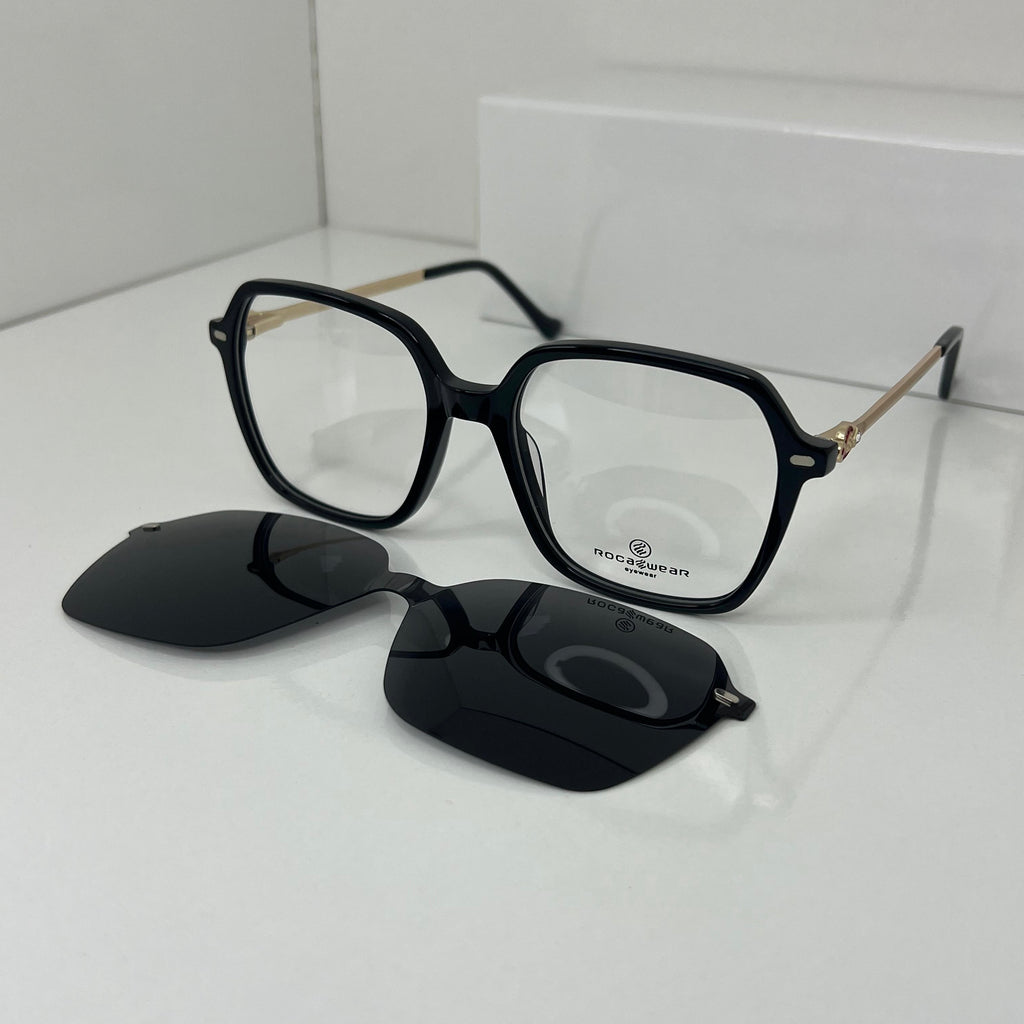 Lunettes clips (2 en 1) Noir