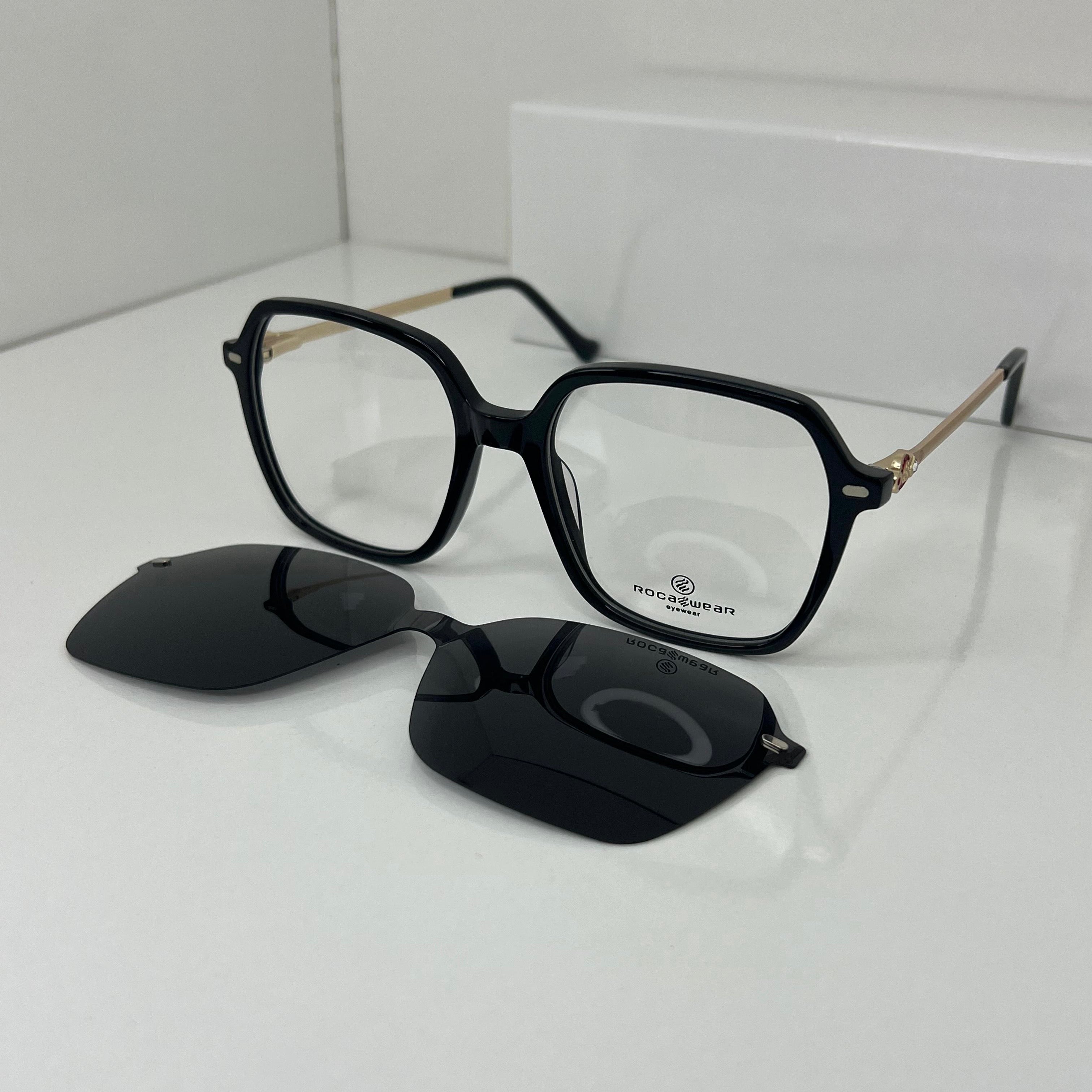 Lunettes clips (2 en 1) Noir