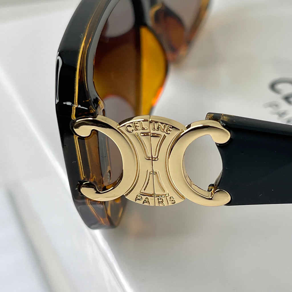 Lunettes Céline Luxe Marron