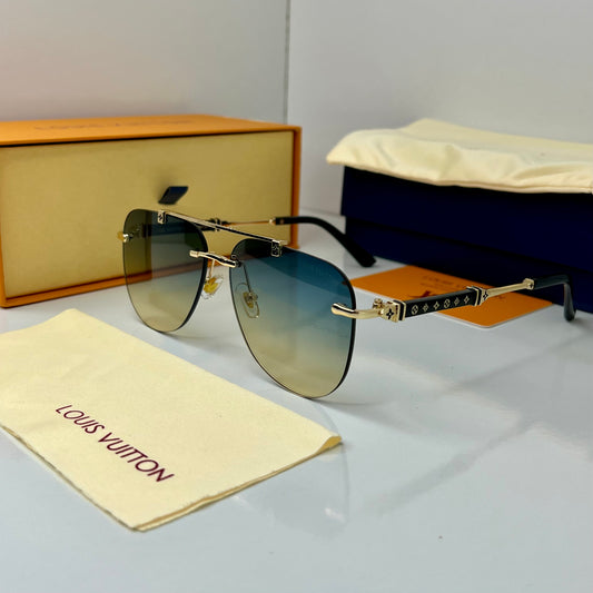 Lunettes LV Shadow line Bleu ciel