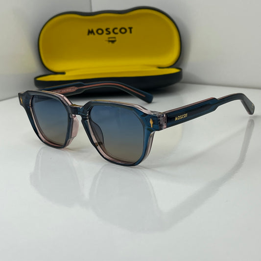 Lunettes Moscot Bleu Rouge