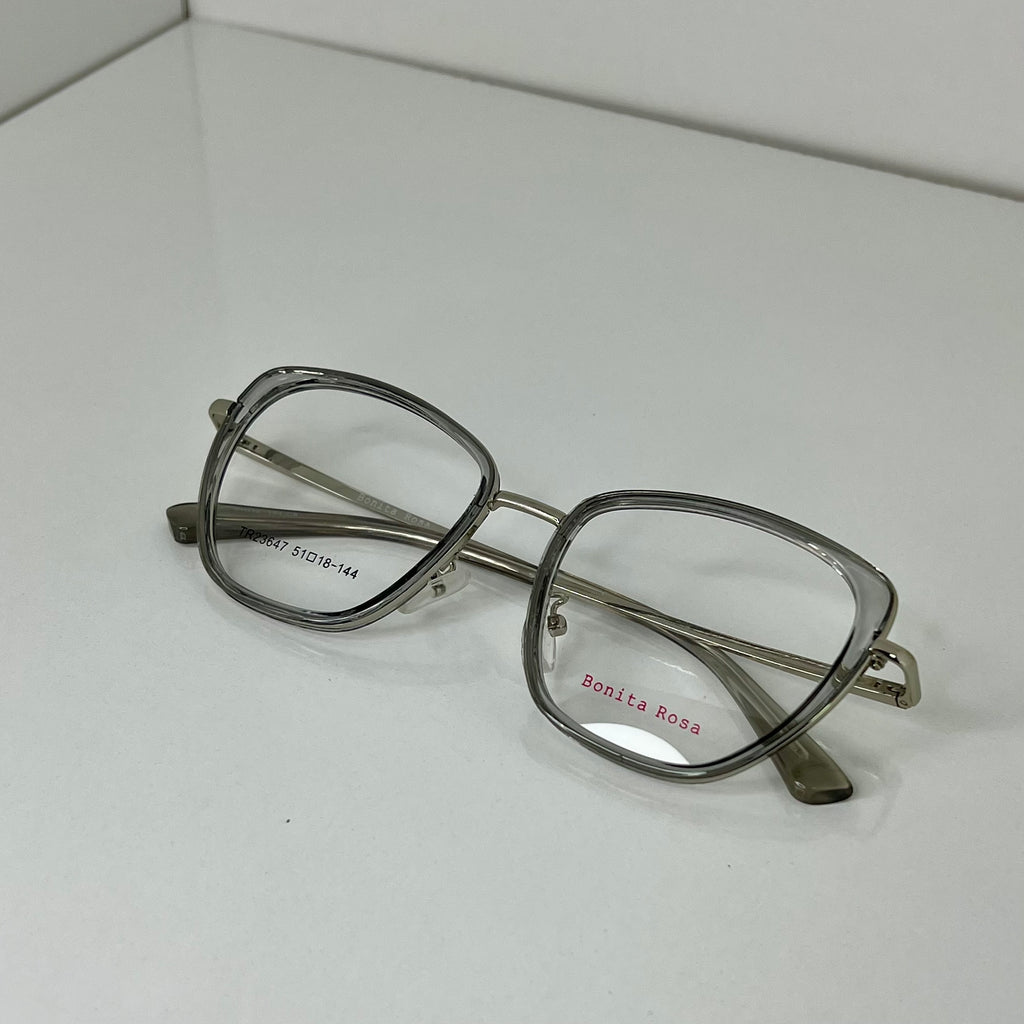 Lunettes Argent Brume