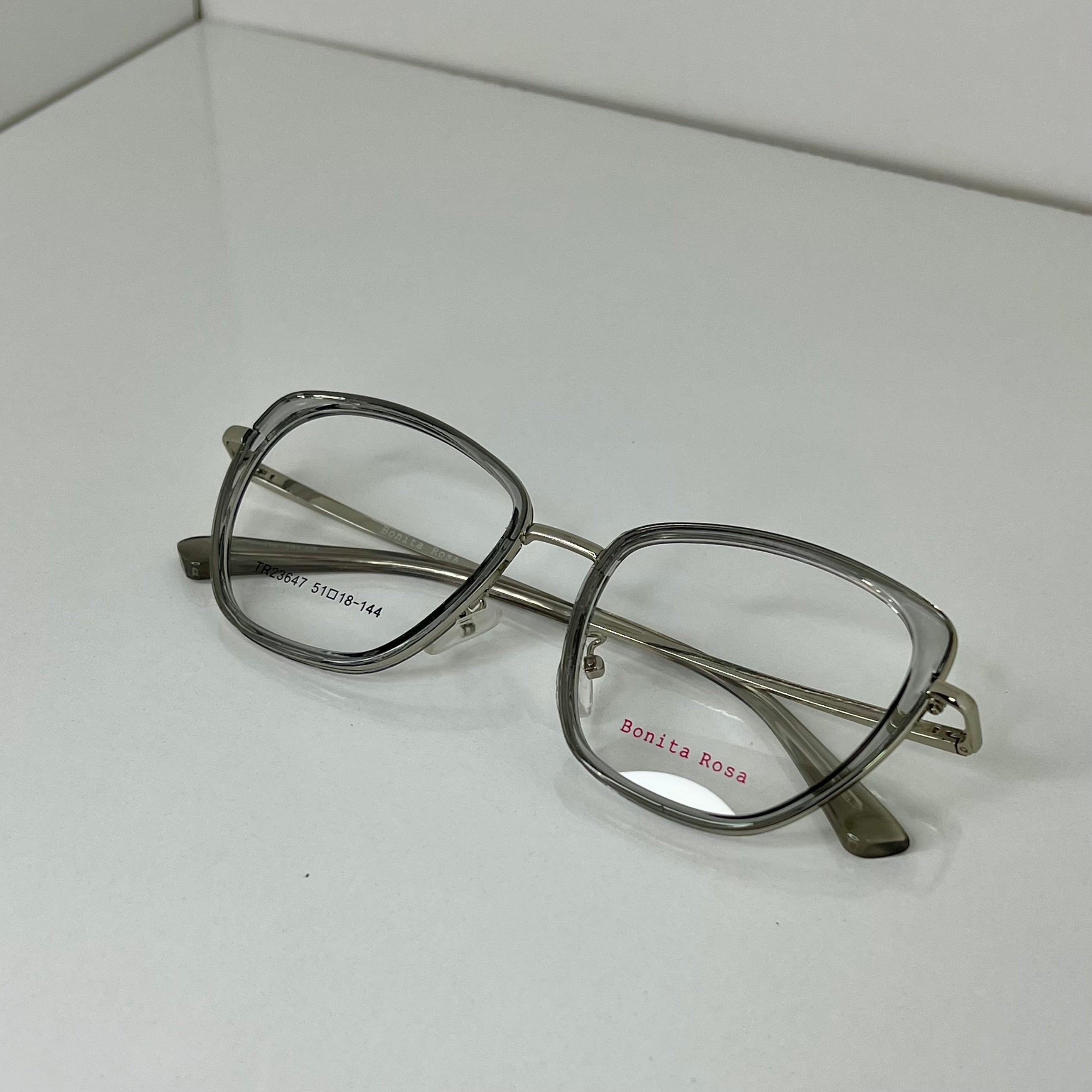 Lunettes Argent Brume