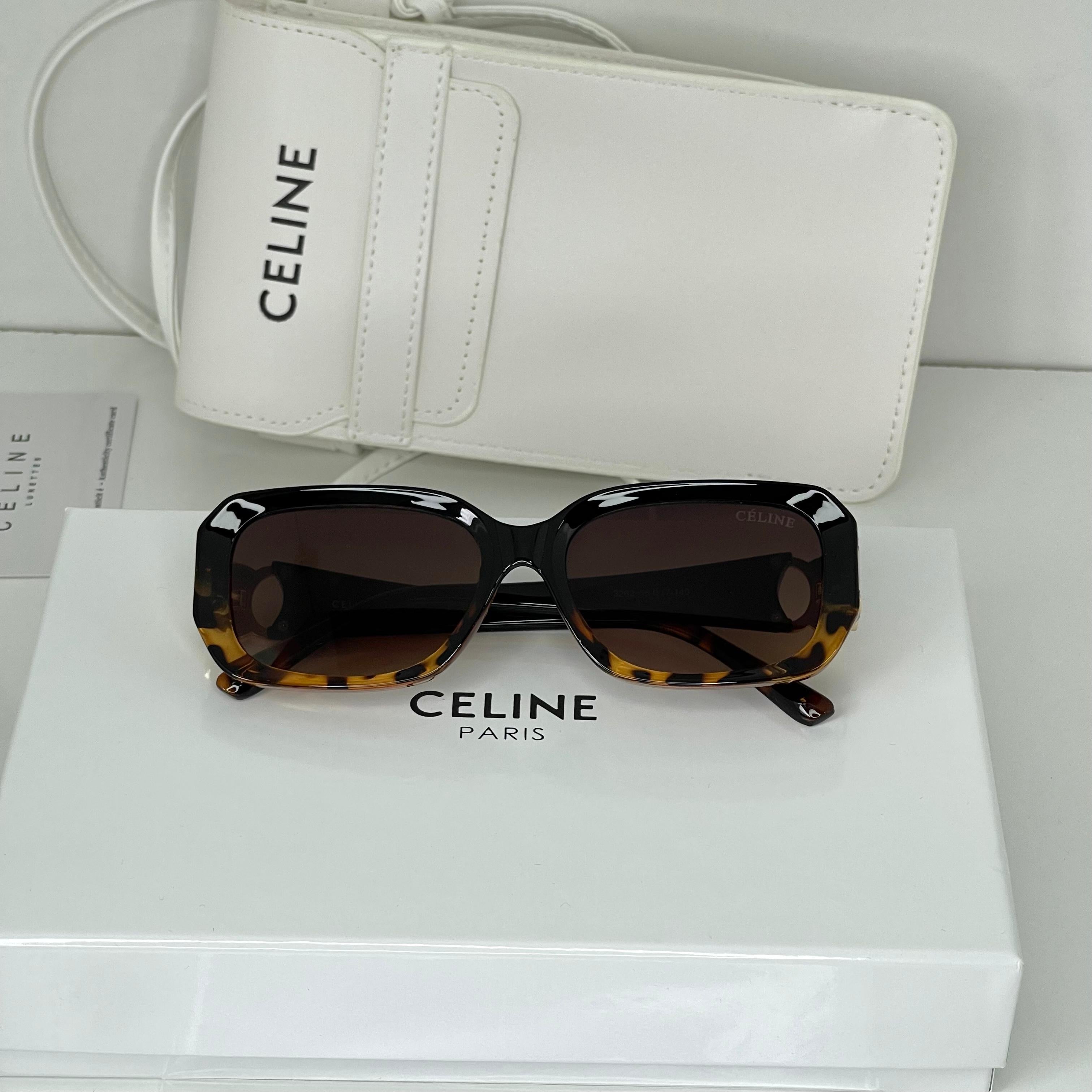 Lunettes Céline Luxe Marron